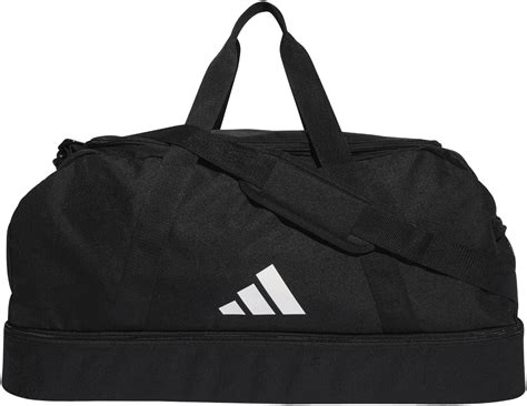 adidas schwarz leder sporttasche|Schwarze Sporttaschen .